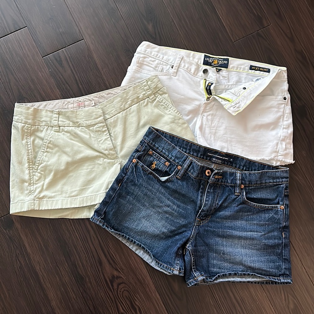 Bundle of Size 8 Jean Shorts | Ralph Lauren, Lucky Brand, J.Crew